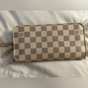 Louis Vuitton Damier Azur Insolite wallet clutch wristlet